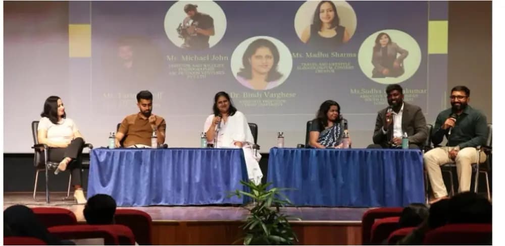 Tentasy team on a panel at an institutional event