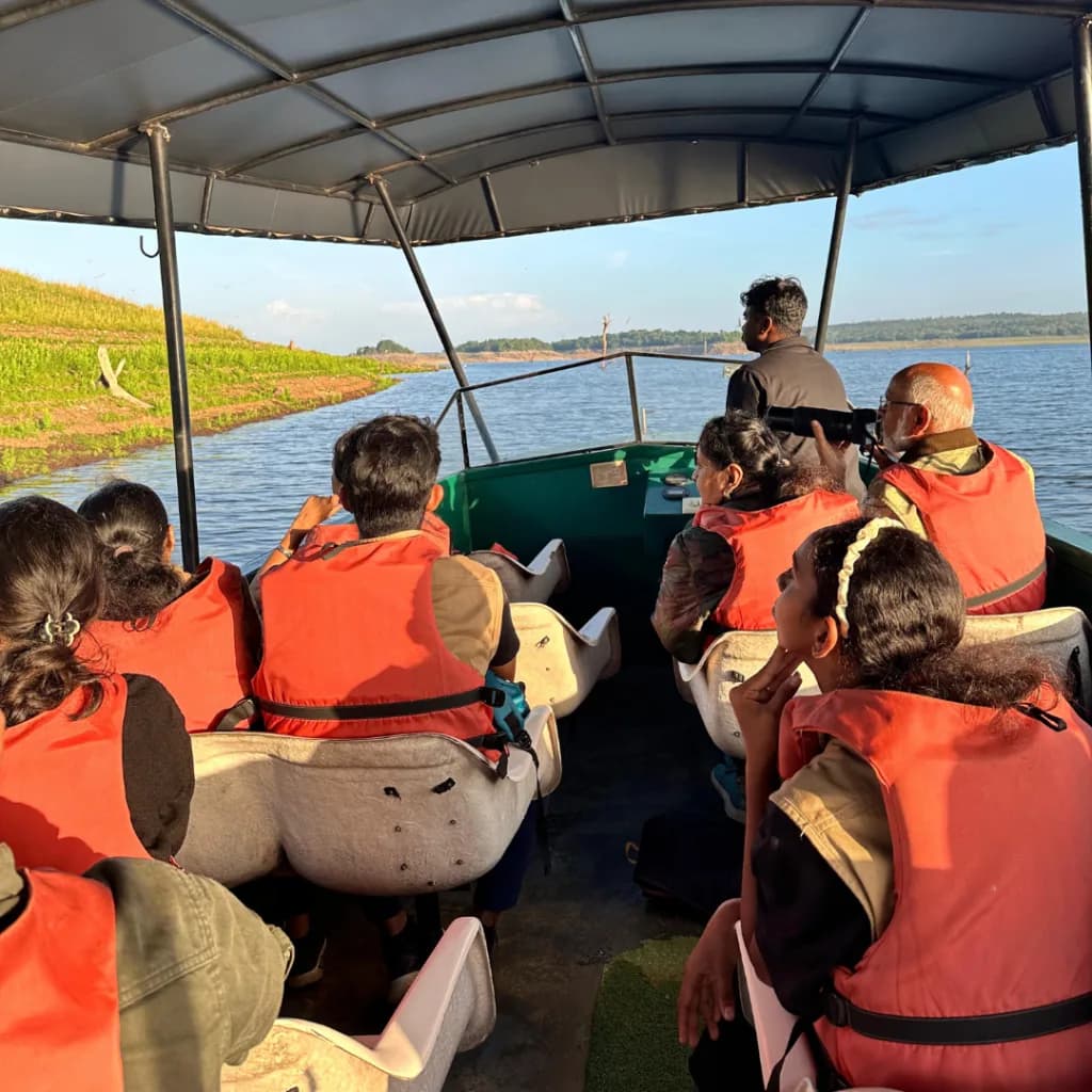 Wildlife eco-tourism camping expedition